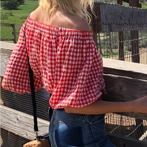 Forever 21 gingham top